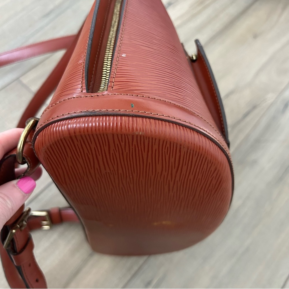 Vintage Louis Vuitton Gobelins Kenyan Fawn Brown Epi Leather GM Backpack - Picture 4 of 15